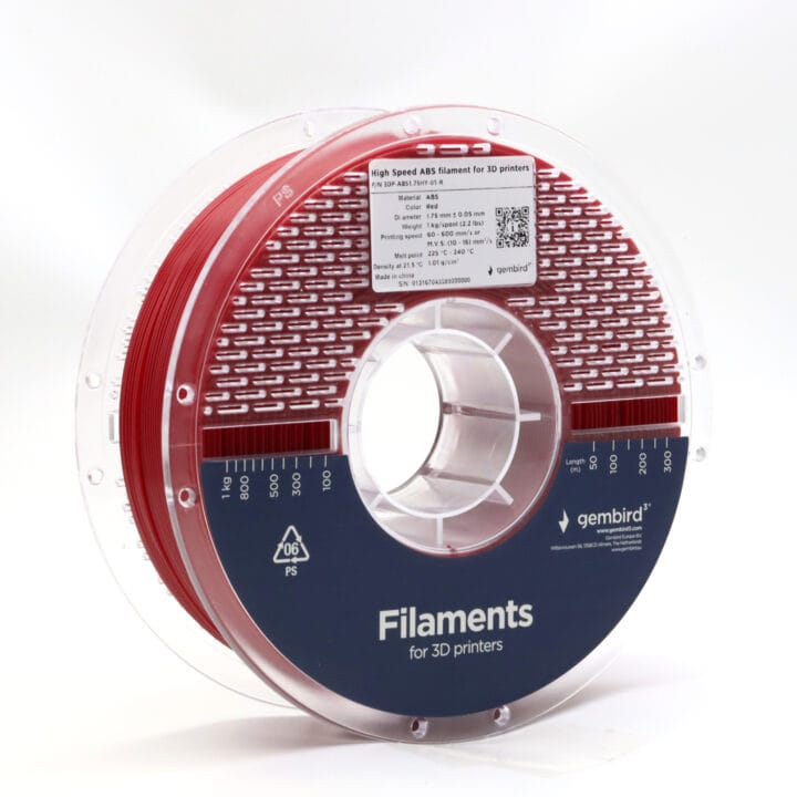 High Speed ABS filament Rood