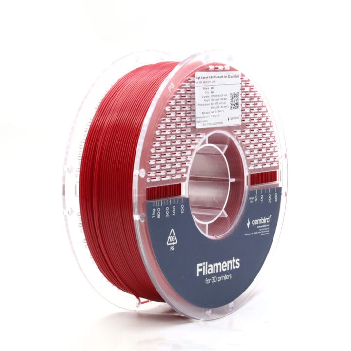 High Speed ABS filament Rood